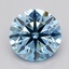 1.50 Ct. Fancy Vivid  Blue Round Lab Grown Diamond