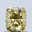 1.06 Ct. Fancy Intense Yellow Cushion Lab Grown Diamond