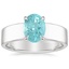 18K White Gold Alden Diamond Ring, smalltop view