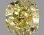 0.70 Ct. Fancy Vivid Yellow Cushion Diamond