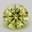 1.64 Ct. Fancy Intense  Yellow Round Lab Grown Diamond