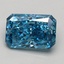 1.62 Ct. Fancy Vivid Blue Radiant Lab Grown Diamond