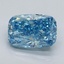 2.02 Ct. Fancy Vivid Blue Cushion Lab Grown Diamond