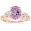 14K Rose Gold Secret Garden Diamond Ring (1/2 ct. tw.), smalltop view