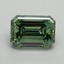 2.0 Ct. Fancy Vivid Pacific Green Emerald Lab Grown Diamond