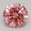 1.04 Ct. Fancy Vivid Pink Round Lab Grown Diamond