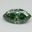 1.61 Ct. Fancy Vivid Green Marquise Lab Grown Diamond