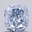 1.00 Ct. Fancy  Blue Cushion Lab Grown Diamond