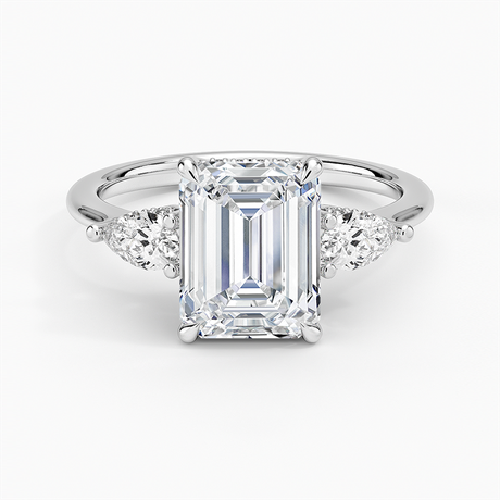 Adorned Opera Three Stone Diamond Ring - Brilliant Earth