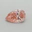 0.37 Ct. Fancy Vivid Pink Pear Lab Grown Diamond