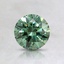 0.67 Ct. Fancy Vivid Pacific Green Round Lab Grown Diamond, smalltop view