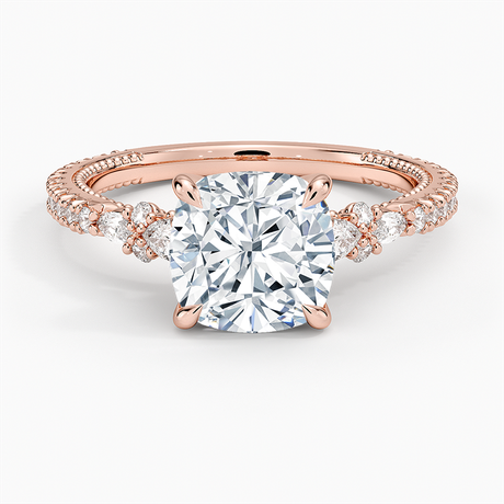 Floral Cluster Diamond Ring