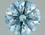 1.71 Ct. Fancy Intense Green Blue Round Lab Grown Diamond