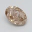2.00 Ct. Light  Brown Oval Lab Grown Diamond