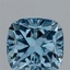 2.10 Ct. Fancy Vivid Blue Cushion Lab Grown Diamond