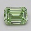 1.51 Ct. Fancy Vivid  Green Emerald Lab Grown Diamond