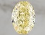 1.10 Ct. Fancy Vivid Yellow Oval Lab Grown Diamond