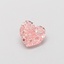 0.29 Ct. Fancy Intense Pink Heart Lab Grown Diamond