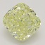 1.00 Ct. Fancy Light Yellow Cushion Diamond