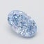 3.03 Ct. Fancy Vivid Blue Oval Lab Grown Diamond