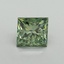 1.02 Ct. Fancy Vivid Pacific Green Princess Lab Grown Diamond