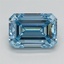 1.70 Ct. Fancy Intense Blue Emerald Lab Grown Diamond
