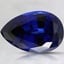 12x8mm Blue Pear Lab Grown Sapphire