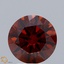 2.13 Ct. Fancy Deep Orange Round Lab Grown Diamond
