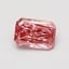 0.56 Ct. Fancy Vivid Pink Radiant Lab Grown Diamond