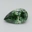 1.09 Ct. Fancy Vivid Pacific Green Pear Lab Grown Diamond