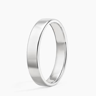 Mojave Slim Profile 4mm Wedding Ring in Platinum