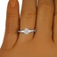 The Duff Ring, smallzoomed in top view on a hand