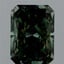 3.00 Ct. Fancy Vivid  Green Radiant Lab Grown Diamond