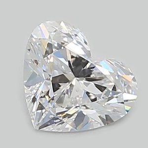 Heart diamond — real photo