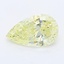 0.47 Ct. Fancy Yellow Pear Lab Grown Diamond