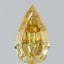 2.04 Ct. Fancy Deep Orangy Yellow Pear Diamond