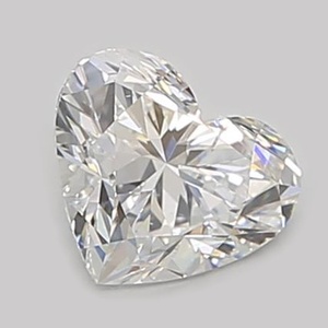Heart diamond — real photo