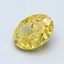 1.77 Ct. Fancy Vivid Yellow Oval Lab Grown Diamond