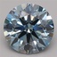 6.24 Ct. Fancy Vivid Blue Round Lab Grown Diamond