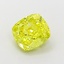 1.52 Ct. Fancy Vivid  Yellow Cushion Lab Grown Diamond