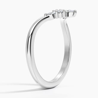 Nadia Contour Lab Diamond Ring in Platinum