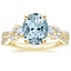18K Yellow Gold Luxe Willow Three Stone Diamond Ring (1/2 ct. tw.), smalltop view