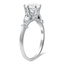 The Lorelai Ring, smalltop view on a hand