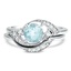 Modern Aquamarine Vintage Ring