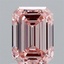 1.55 Ct. Fancy Intense Pink Emerald Lab Grown Diamond