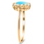 The Nepal Ring, smalltop view on a hand