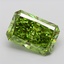 10.33 Ct. Fancy Vivid Green Radiant Lab Grown Diamond