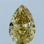 2.03 Ct. Fancy Intense Yellow Pear Lab Grown Diamond