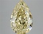 4.57 Ct. Fancy Intense Yellow Pear Lab Grown Diamond
