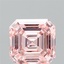 2.91 Ct. Fancy Vivid Pink Asscher Lab Grown Diamond